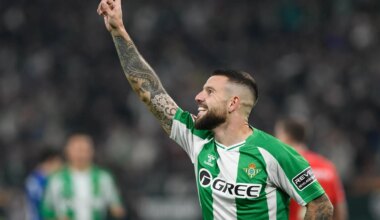 Los jugadores del Betis celebran un gol al Getafe