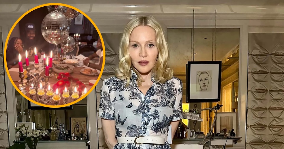 Madonna compartió una selfie sin maquillaje mientras celebra Janucá con su novio Akeem Morris