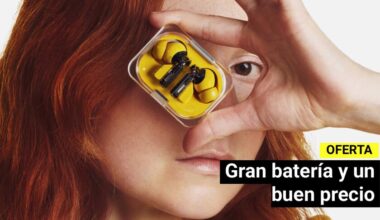 Casi a mitad de precio los auriculares preciosos de Nothing con batería de casi 43 horas