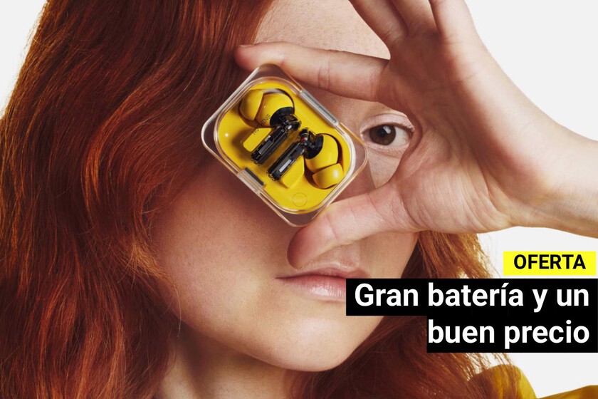 Casi a mitad de precio los auriculares preciosos de Nothing con batería de casi 43 horas
