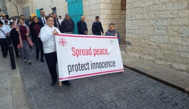 Belén. Regresa la Marcha de los niños por la paz