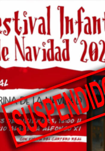 Suspendido, debido a la lluvia, el Festival Infantil de Navidad