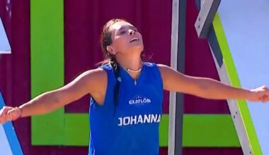 Johanna Gómez acorta la diferencia en el marcador por la comodidad de la Villa en Exatlón