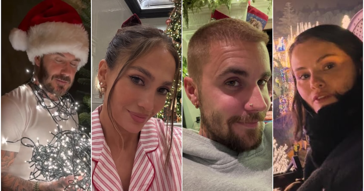De los Beckham a Justin Bieber: así celebran los famosos la Navidad 2025