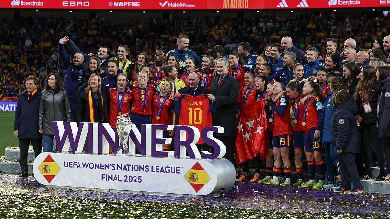 Éxito del fútbol femenino español en 2025