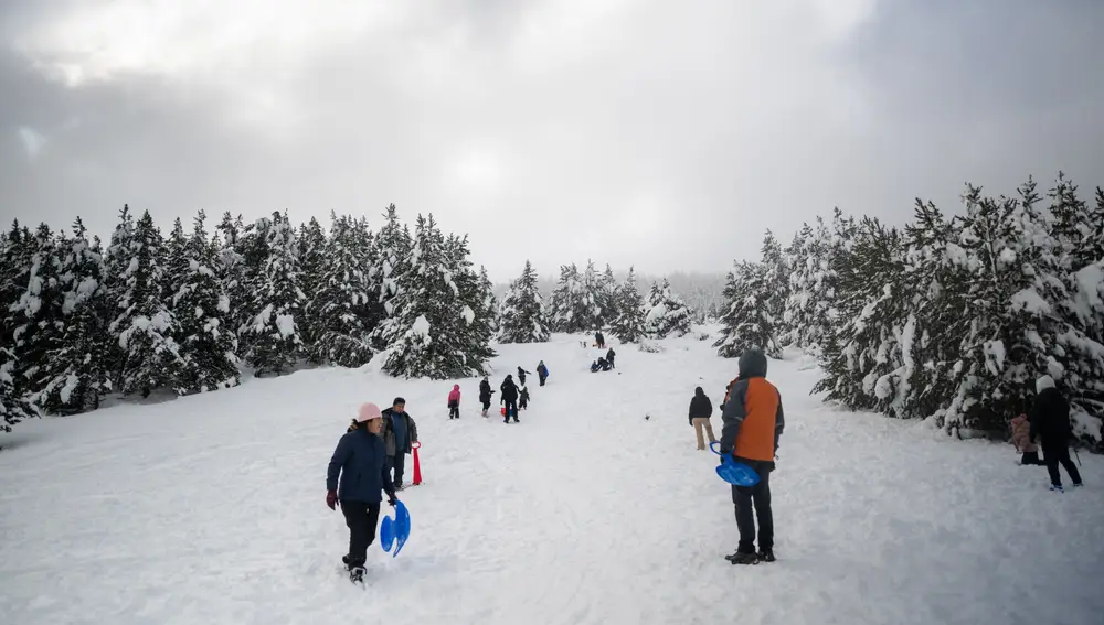 Temporal de nieve en Girona