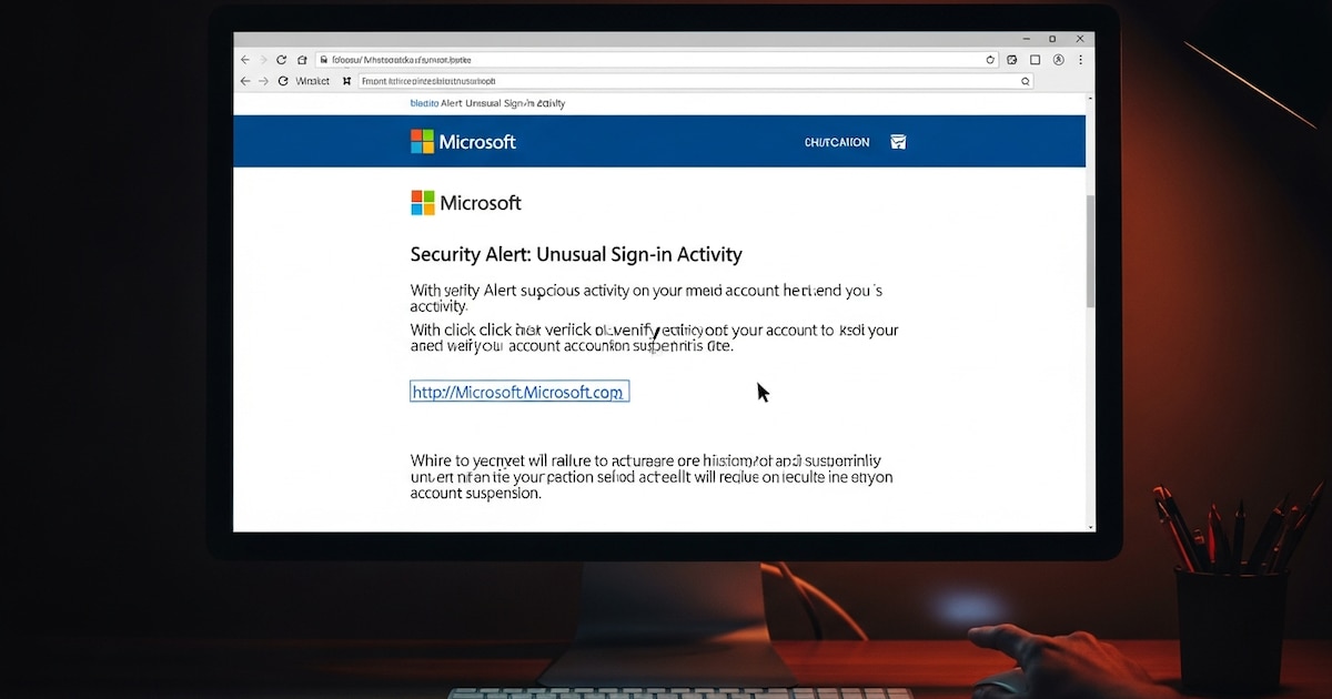 Suplantan a través de correo electrónico a Microsoft para robar contraseñas