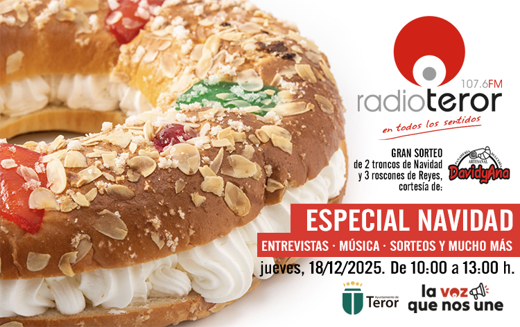 Radio Teror sortea roscones de Reyes y troncos de Navidad este jueves en su programa especial navideño