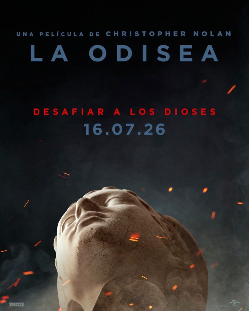 La Odisea llegará a los cines de Estados Unidos el 16 de julio de 2026.