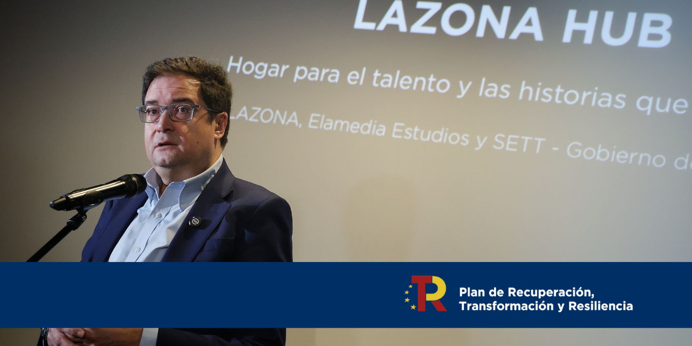 Óscar López presenta LAZONA Hub Audiovisual, nueva factoría de creación y postproducción en Madrid 