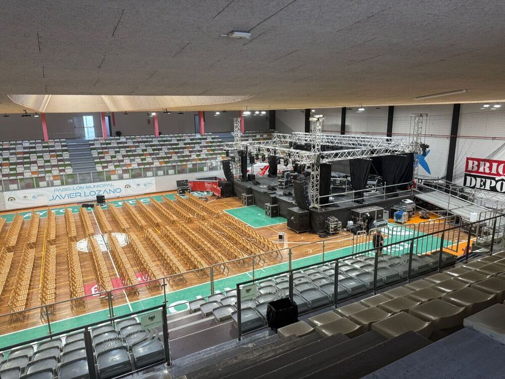 Malestar en el CB Toledo por la falta de protección del parqué en el Javier Lozano