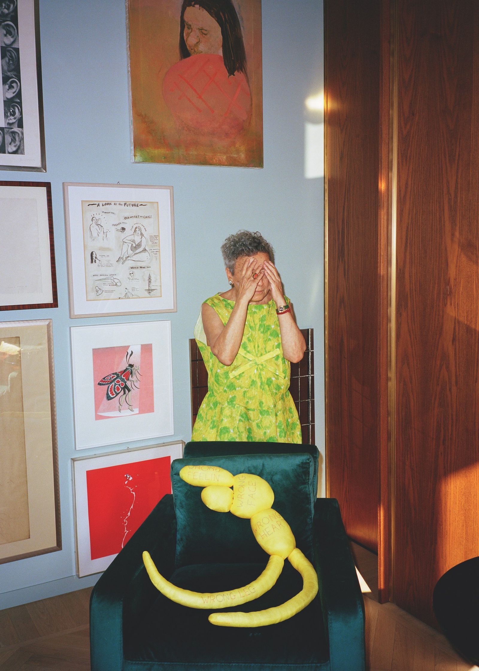 Mariuccia Casadio en su casa de Miln