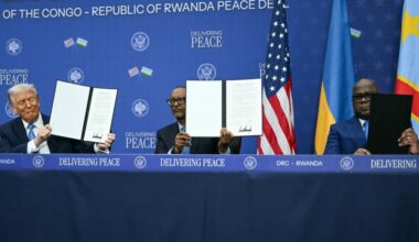 Los líderes de Ruanda y RD Congo firman un acuerdo de paz en Washington