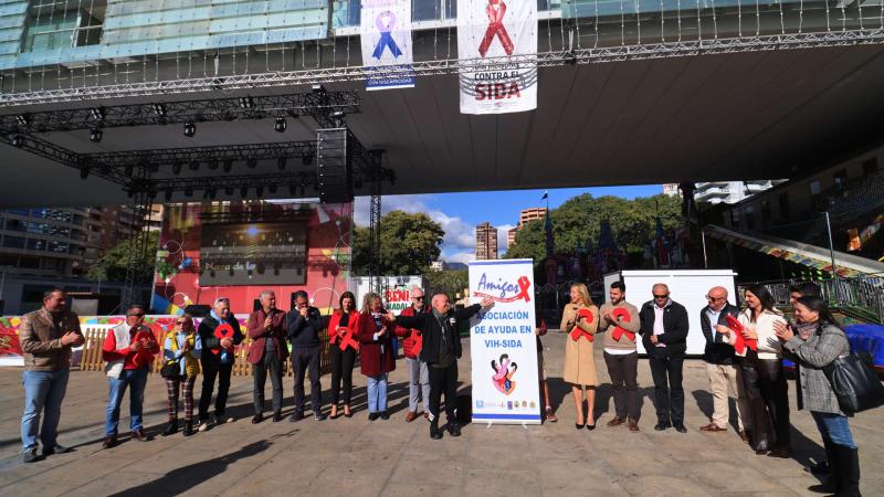 El Ayuntamiento de Benidorm se suma a la conmemoración del Día Mundial del Sida