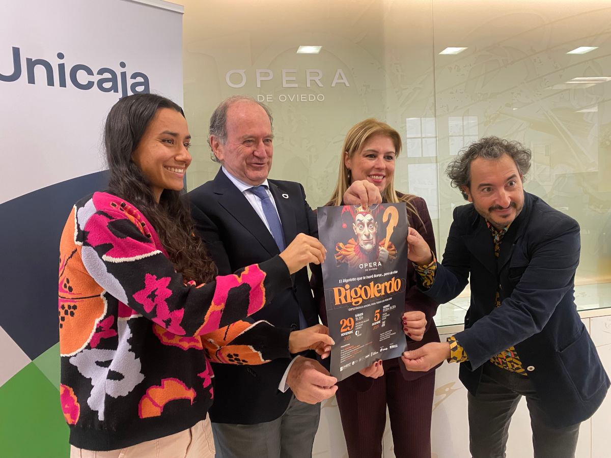 Unicaja y la Ópera de Oviedo presentan Rigolerdo, una comedia musical de producción propia que ofrece una sátira homenaje al universo operístico