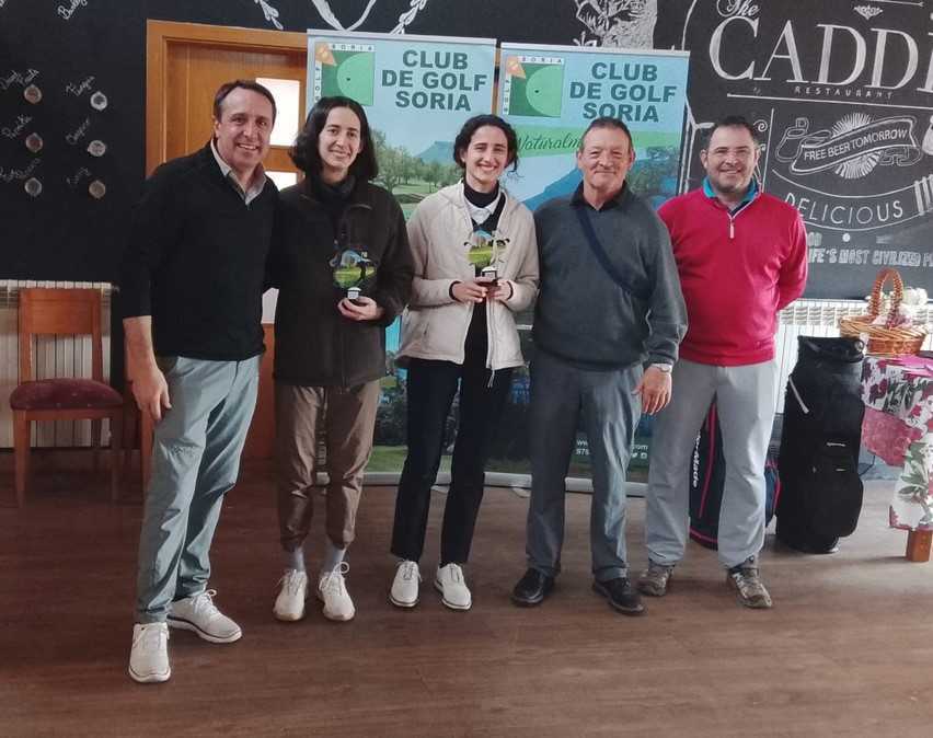 Los equipos Lecanda-Araluce y Prado-Pérez, ganadores del Torneo Fin de Año del Club de Golf Soria