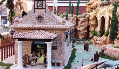 Instalado el Belén Municipal en el Jardín de Campoamor