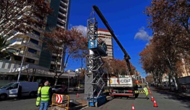 Benidorm inicia la rehabilitación de las emblematicas columnas ‘Andrea’ del Paseo de Levante