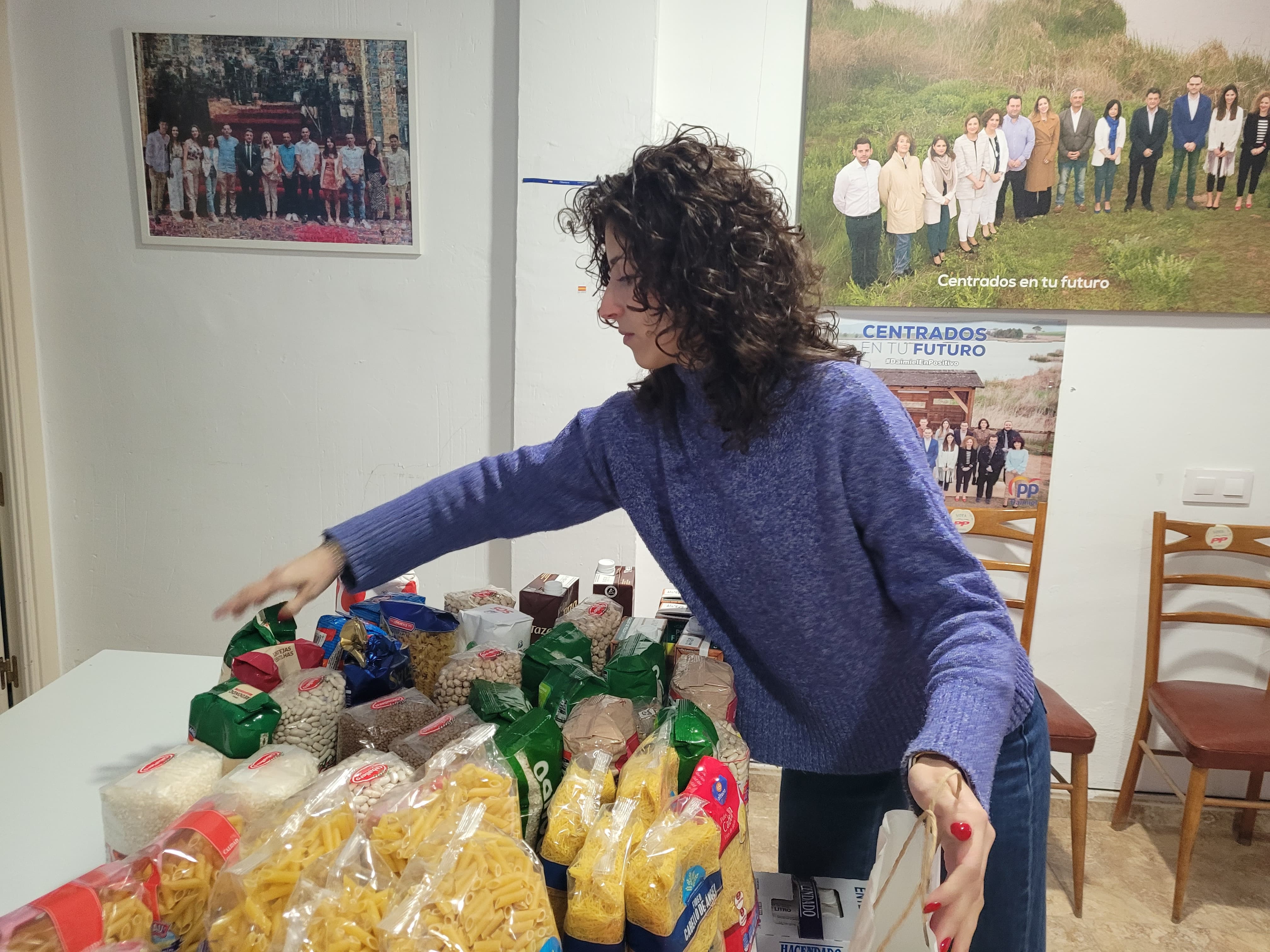 La campaña se ha organizado desde Nuevas Generaciones Daimiel.