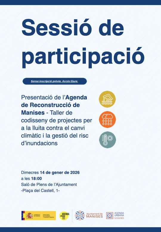 Manises presenta su Agenda Urbana de Reconstrucción