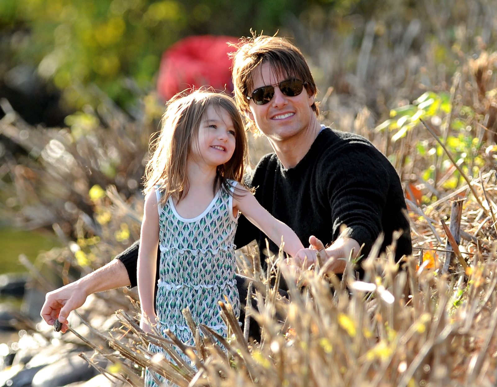 Tom Cruise junto a su hija Suri en una imagen de hace años.