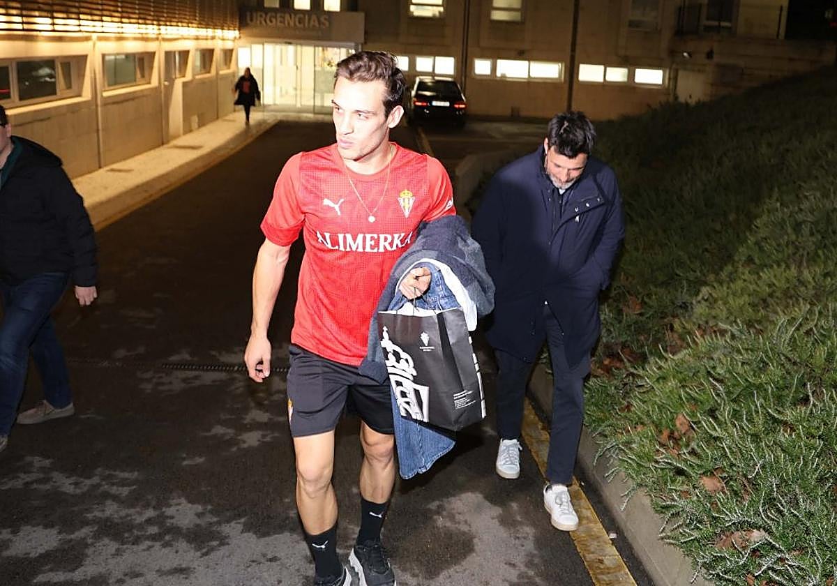 Brian Oliván ya luce de sportinguista: «Estoy muy contento de estar aquí»