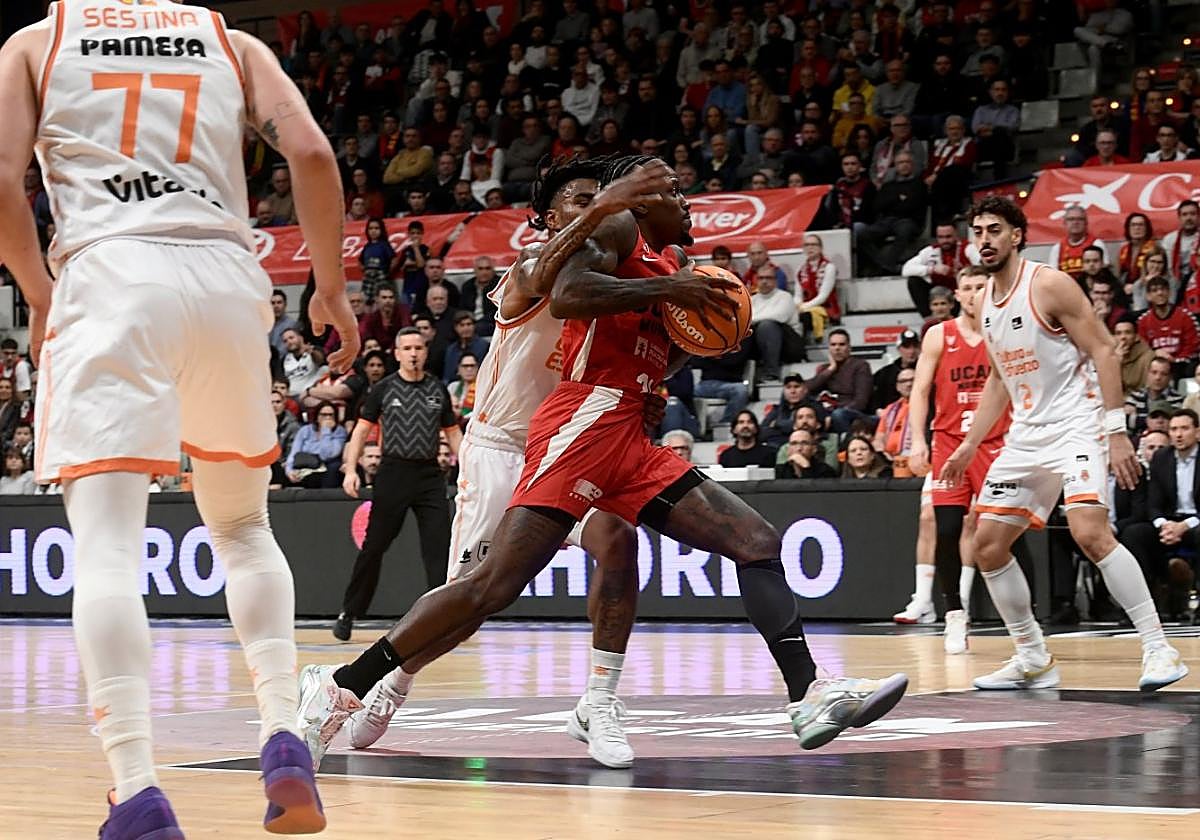 El UCAM Murcia, contra un equipazo y contra la desdicha