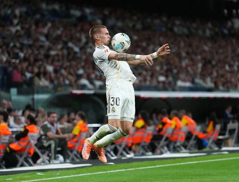 Franco Mastantuono acarrea una pubalgia y se está poniendo a tono físicamente para jugar en Real Madrid