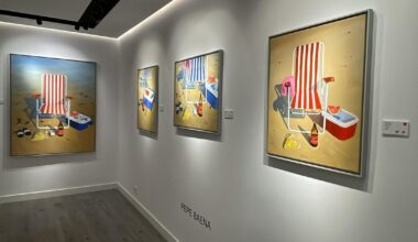 La festiva pintura de Pepe Baena a lo grande