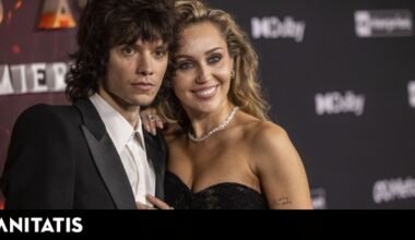 Miley Cyrus dispara los rumores de boda en su relación ‘cougar’ con un llamativo anillo de compromiso de diamantes