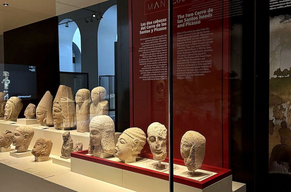Muestran las cabezas ibéricas que inspiraron a Picasso