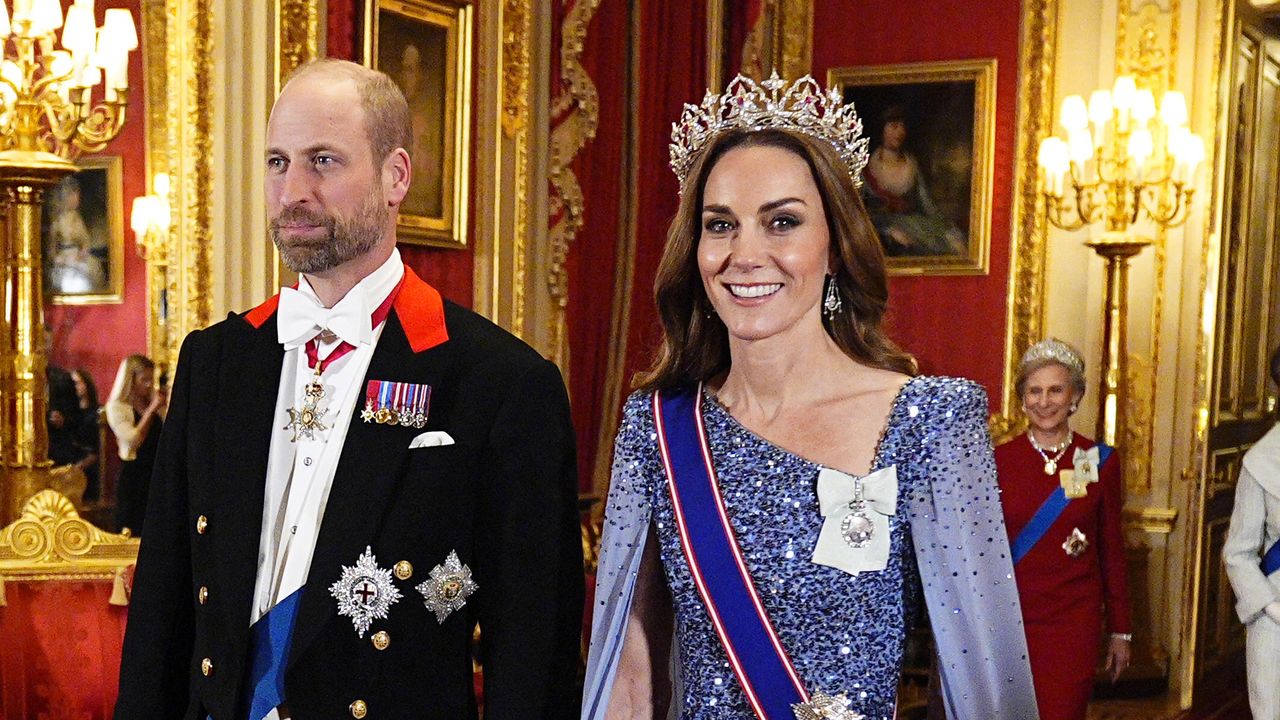 Kate Middleton luce por primera vez la tiara Oriental Circle: una joya muy simbólica (y favorita de Isabel II) para el banquete de Estado en honor al presidente alemán