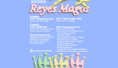 Burjassot se prepara para recibir a los Reyes Magos con un amplio programa de actividades los días 4 y 5 de enero – Ajuntament de Burjassot