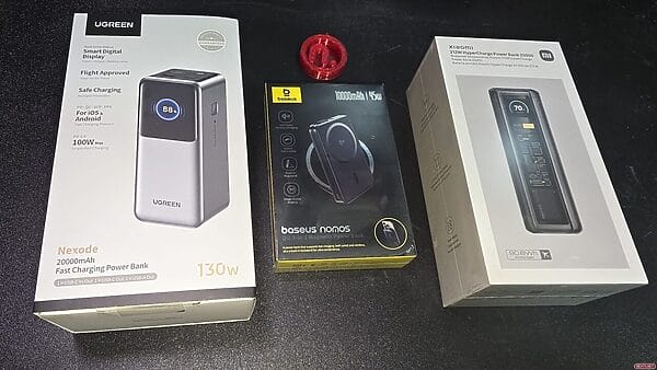Power bank batería Baseus Nomos 45W 10000mAh Ugreen Nexode 130W 20000mAh Xiaomi P03 25000 mAh 212W HyperCharge