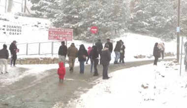 Alerta amarilla por nevadas de hasta 10 centímetros este domingo en la Sierra