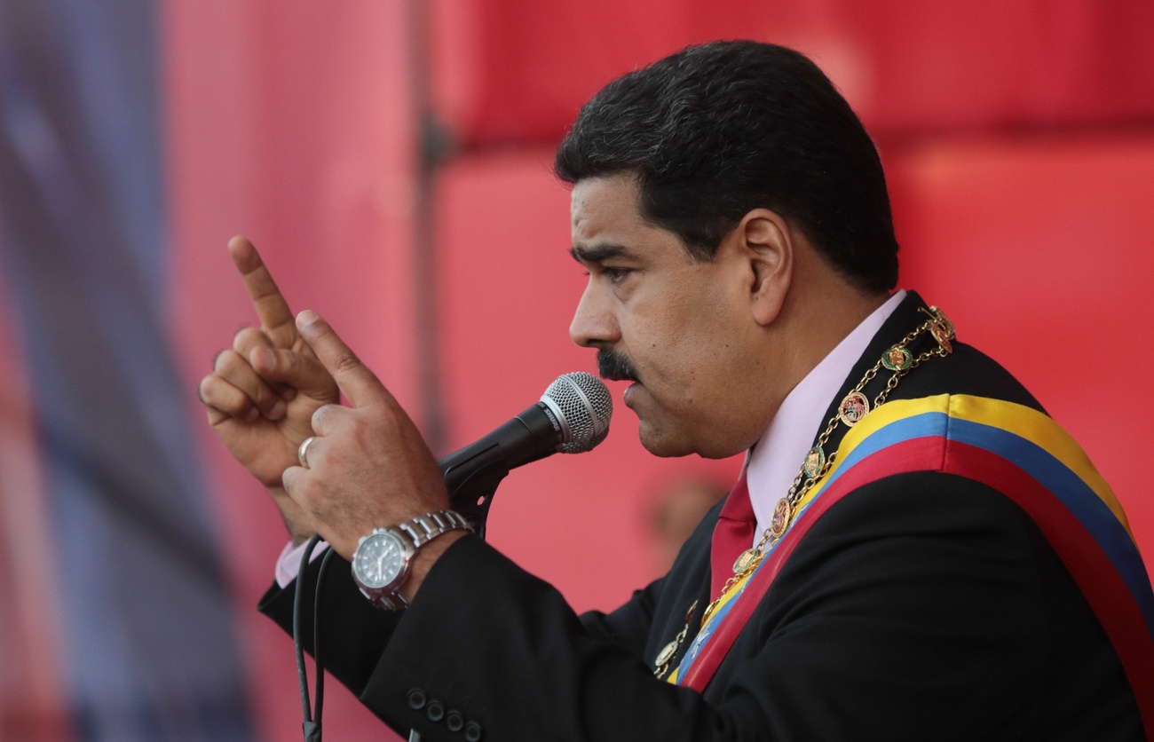 El presidente de Venezuela Nicolás Maduro.