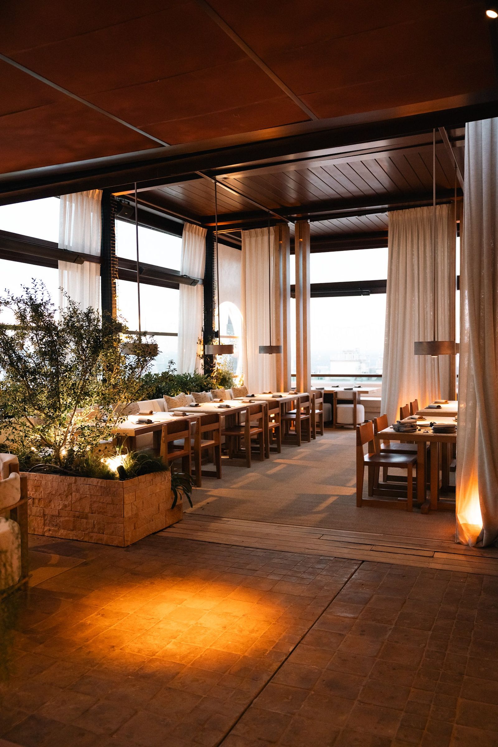 Restaruante Mak en el hotel Thompson de Madrid