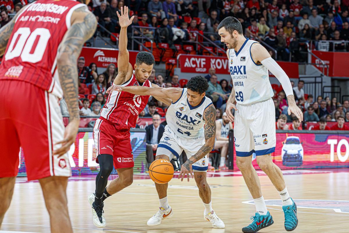 El BAXI Manresa se llevó una gran victoria de Zaragoza