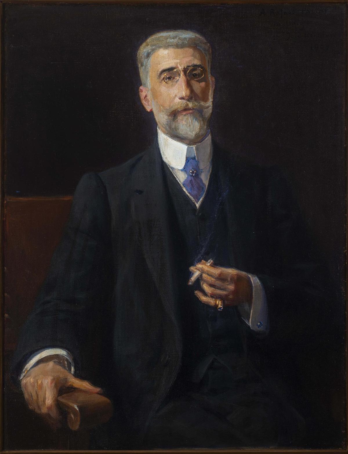 Restauración quadre Rafael Pastor en el Museu Benlliure.