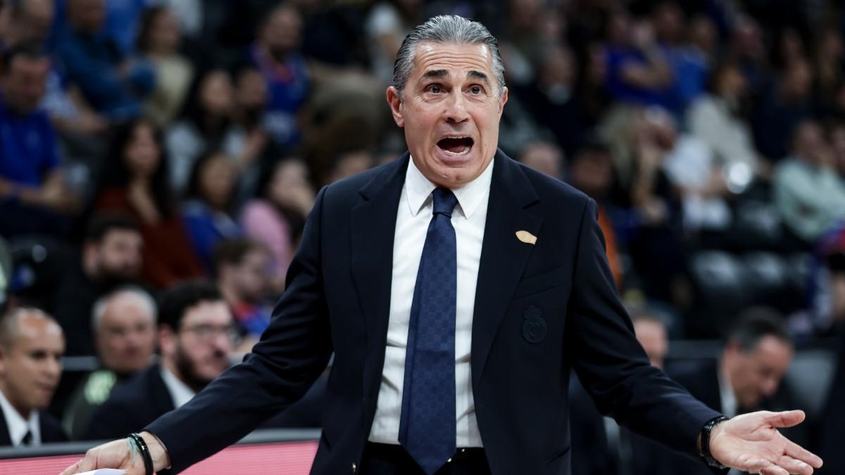 Sergio Scariolo, técnico del Real Madrid