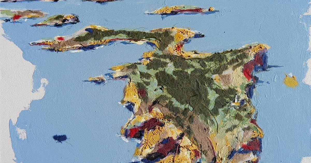 La artista plástica Diana Bustamante presenta la exposición 'Marines' en el Club Nàutic Sant Antoni