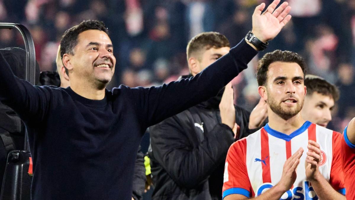 Michel y Eric congeniaron en el Girona