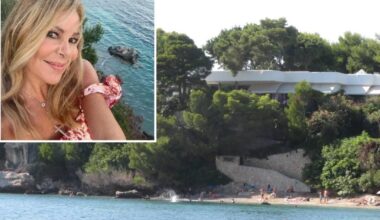 con acceso directo al mar y sobre un terreno de 8.000 metros cuadrados