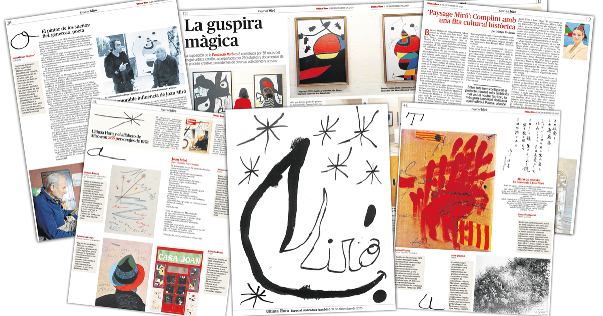 Los cinco espacios de su obra