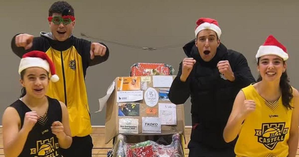 El baloncesto solidario aterriza en Es Castell