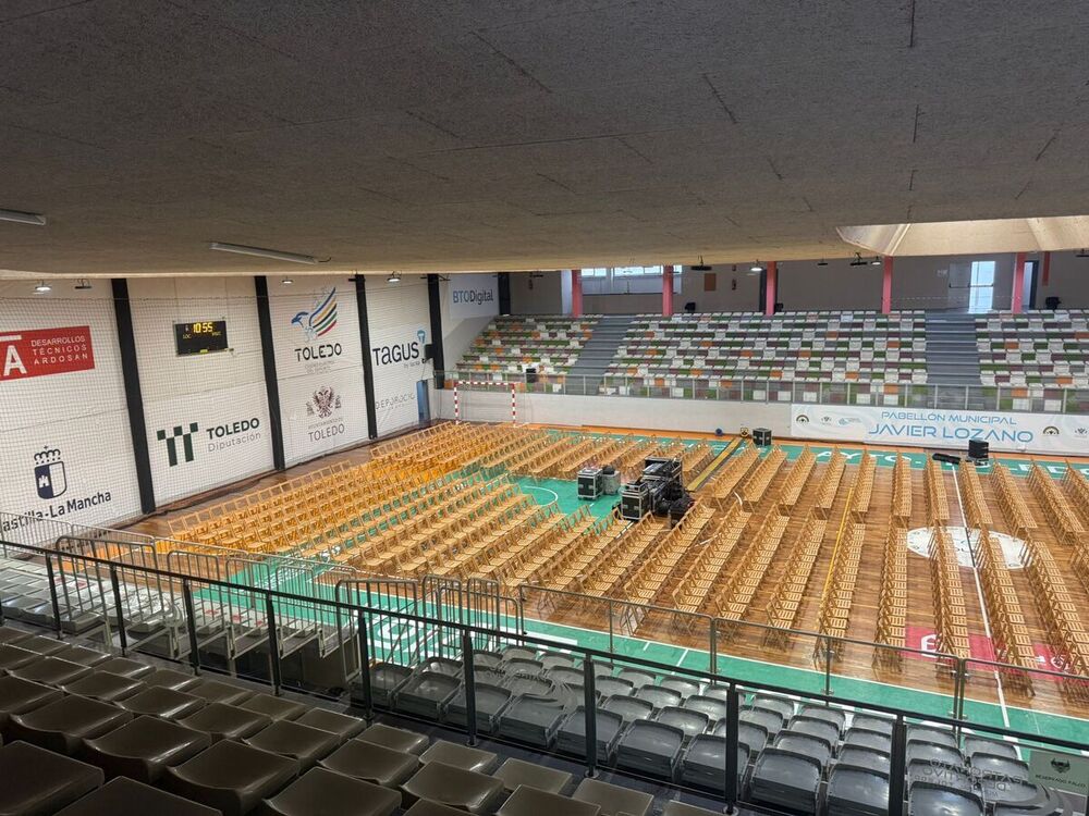 Malestar en el CB Toledo por la falta de protección del parqué