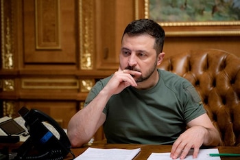 Volodimir Zelensky, presidente de Ucrania