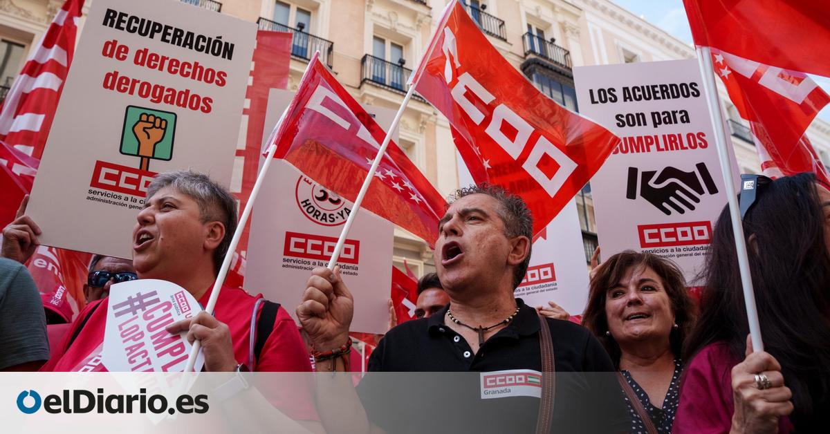 CCOO se suma al acuerdo para la subida de sueldo de los funcionarios