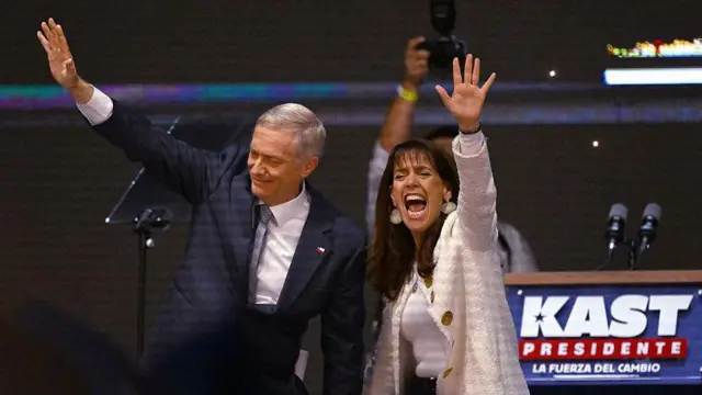 José Antonio Kast con su esposa, María Pía Adriasola.