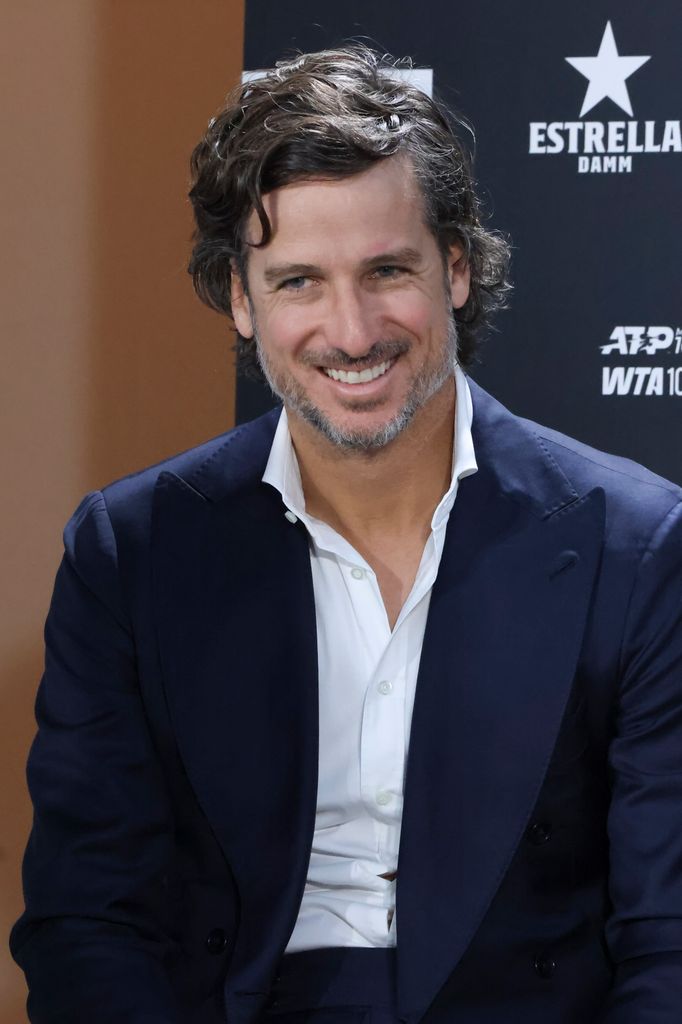 Feliciano López durante la presentación del Mutua Madrid Open en 2025
